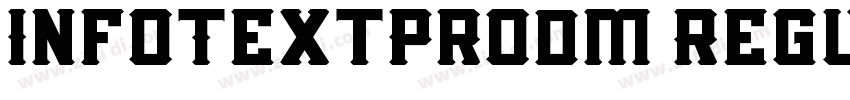 InfoTextProdm Regul字体转换